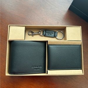 Men’s coach wallet set